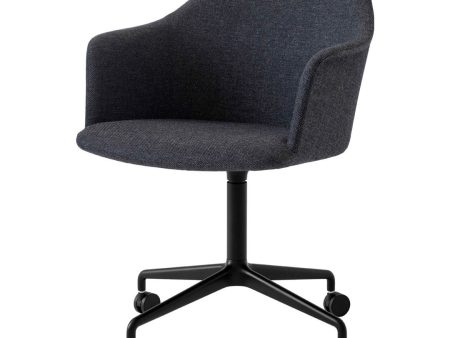 Rely HW50 Armchair - 4-Star Swivel Base w  Castors Hot on Sale