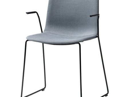 Pato Armchair - Sledge Base, Fully Upholstered - Stackable For Sale