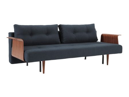 Recast Plus Sofa - w  Wood Arms Cheap