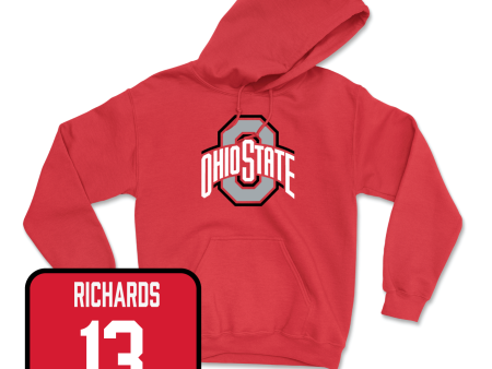 Red Field Hockey Team Hoodie - Riley Hudson on Sale